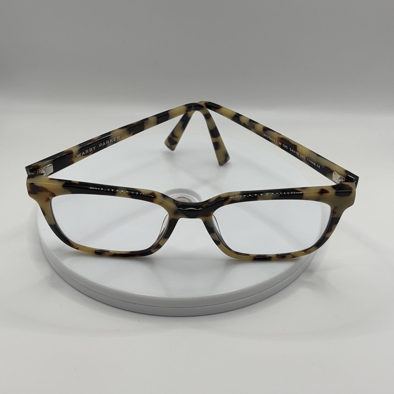 Warby Parker Hughes Eyeglass Frames Tortoise 54-18-145 Rectangular Full Rim gallery