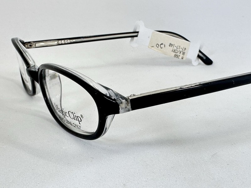 NEW Magic Clip M 268 BLK CRY 47.17.140 Women’s Eyeglasses Frames & Magnetic Clip gallery