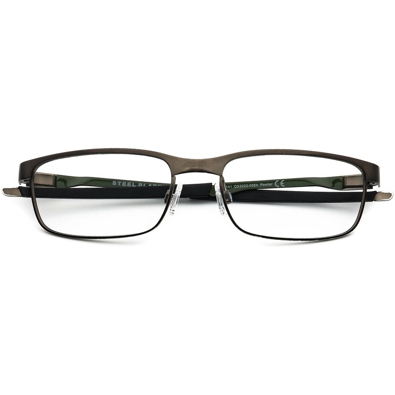 Oakley Eyeglasses OX3222-0554 Steel Plate Pewter Rectangular Metal 54[]18 141 gallery