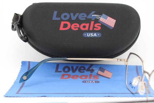 NEW FYSH 3701 M204 GUNMETAL BLUE PURPLE GOLD AUTHENTIC EYEGLASSES 51-17 gallery