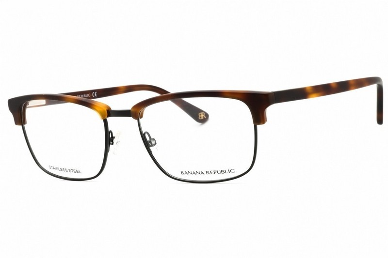 BANANA REPUBLIC BROTIS-WR9-0 Eyeglasses Frame Size 0mm 0mm 0mm BROWN HAVANA 7167
