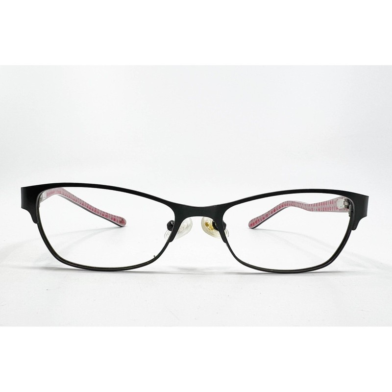 Lulu Guinness Eyeglasses Frames Kids Black Cat Eye LK003 47-15-130 gallery