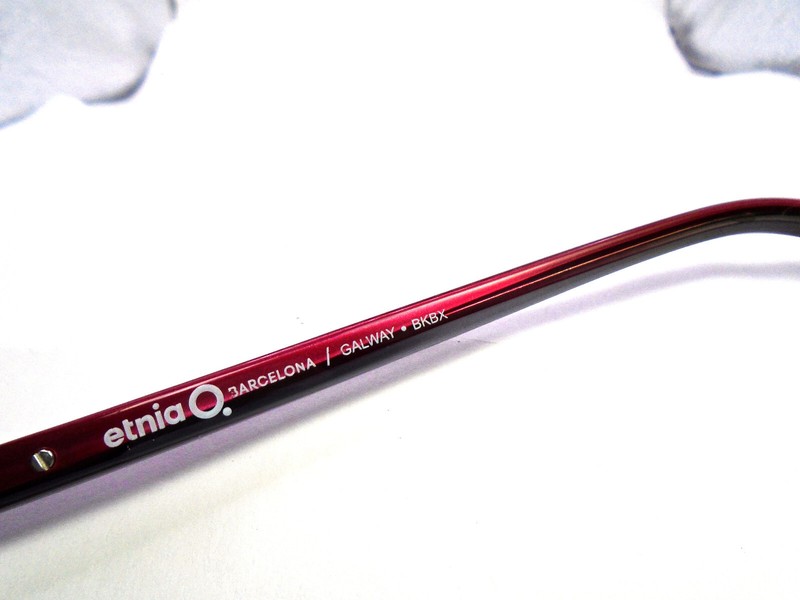 Etnia Barcelona GALWAY BKBX Black/Red 52-17-140 Womens Eyeglasses Frames Spain gallery
