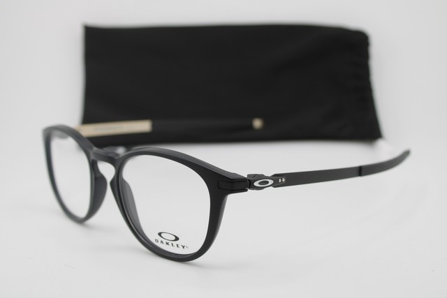 NEW OAKLEY OX8105-0150 PITCHMAN R SATIN BLACK AUTHENTIC EYEGLASSES 50-19