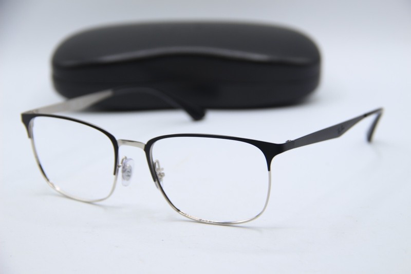 NEW RAY-BAN RB 6421 2997 BLACK GUNMETAL AUTHENTIC FRAMES EYEGLASSES 54-18