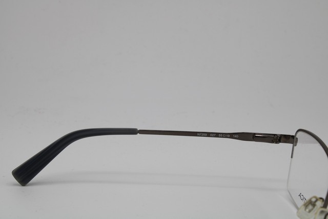 NEW NAUTICA N7259 027 GUNMETAL BLUE HORN AUTHENTIC EYEGLASSES 55-19 gallery