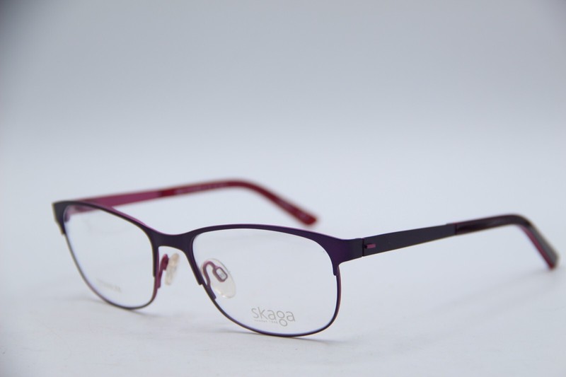 SKAGA TITANIUM 2590-U FYRTORNET 109 MATTE PURPLE PINK AUTHENTIC EYEGLASSES