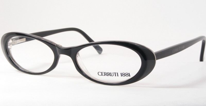 Cerruti 1881 C 2211 B Black /Grey UNIQUE RARE EYEGLASSES GLASSES FRAME 49-17-135