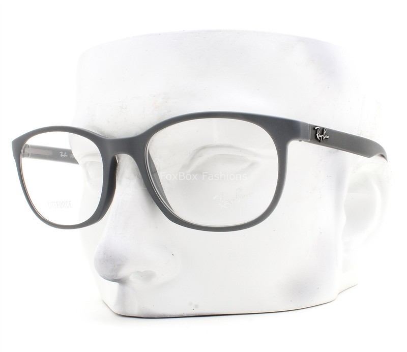 Ray-Ban Liteforce Eyeglasses RB 7183 5521 Unisex Glasses Matte Gray 53mm w/case