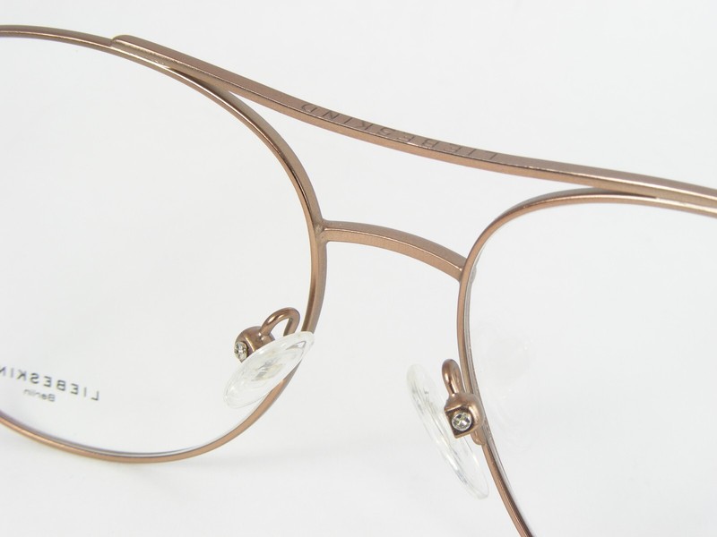 LIEBESKIND BERLIN 11024 980 LIGHT BROWN / SILVER EYEGLASSES 56-15-135mm Germany gallery