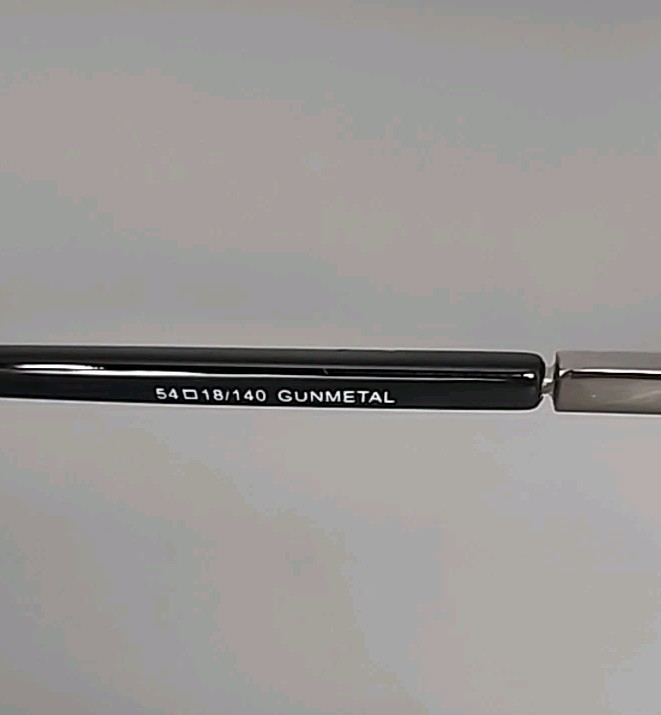 Modern MISSION Gunmetal Full Rim Double Bridge Metal Eyeglass Frame 54/18/140 gallery