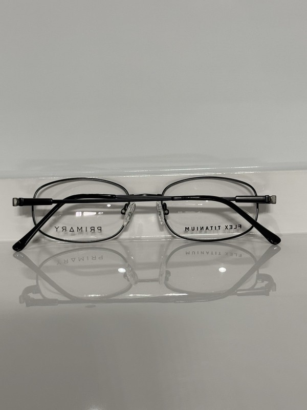 Primary M104 Matte Black Metal Unisex Eyeglasses 52mm gallery