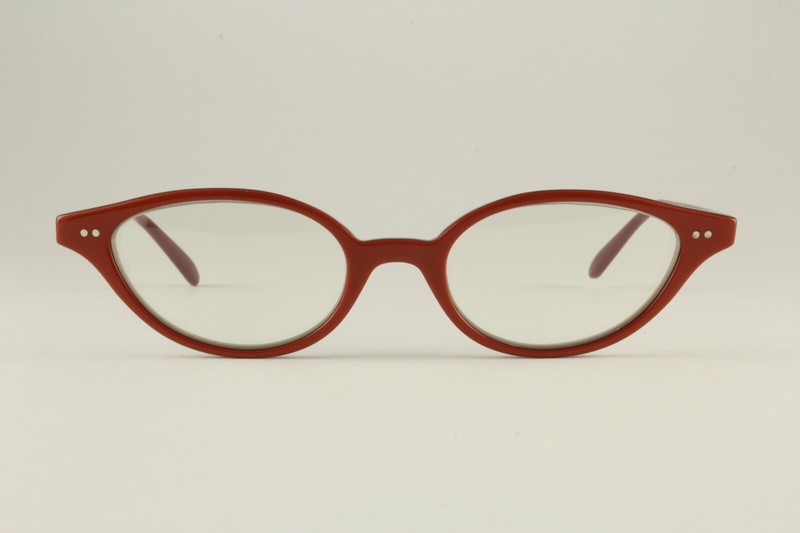 Rare Authentic Caroline Abram Cheryl 35 Ginger Red 48mm Frames Glasses RX-able
