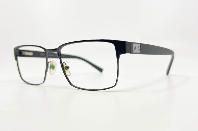 ARMANI EXCHANGE AX1019 6089 Gunmetal Square Eyeglasses Frames 54-17-140 gallery