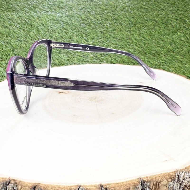 Karl Lagerfeld Eyeglasses Frames KL 976 026 Purple 54-18-140 Womens Cat-Eye gallery