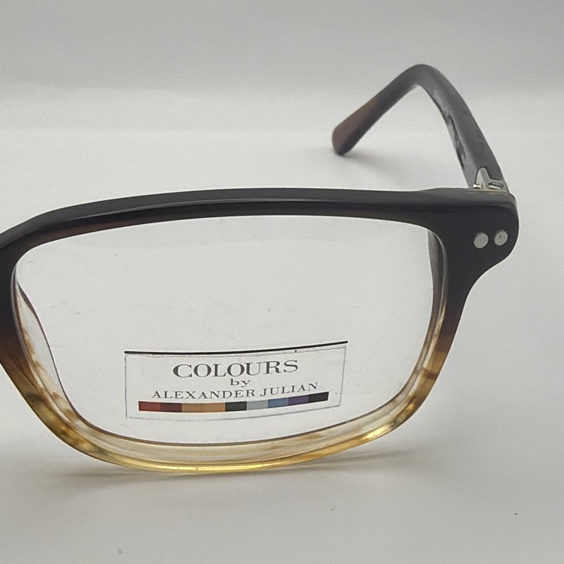 Colours by Alexander Julian WOLF 53/19 140 Brown Fade Full Rim Frames 5122 gallery