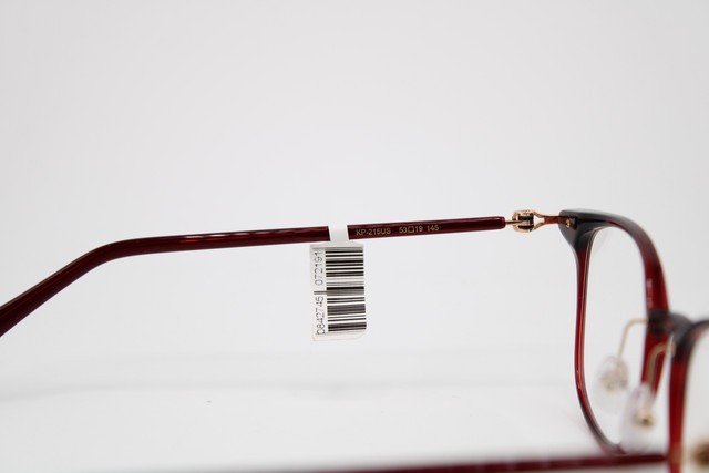 NEW KIO YAMATO KP-215US COL. 03 BORDEAUX GOLD AUTHENTIC EYEGLASSES 53-19 gallery