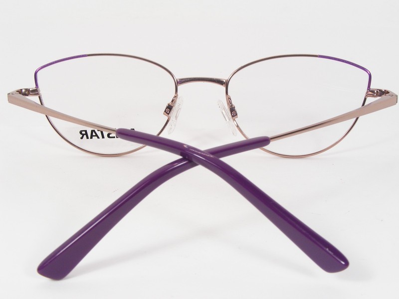ARiSTAR by CHARMANT AR34818 515 Pink-Gold /Purple UNIQUE EYEGLASSES 51-18-140mm gallery