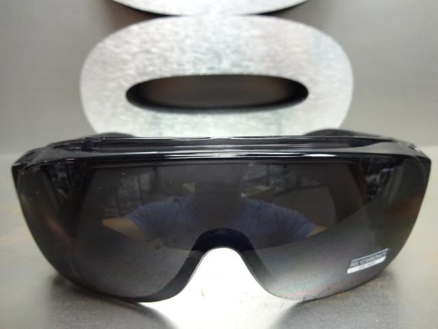 WRAP AROUND DRIVING SAFETY SUN GLASSES Over RX Glass Fit Black Frame Dark Lens gallery