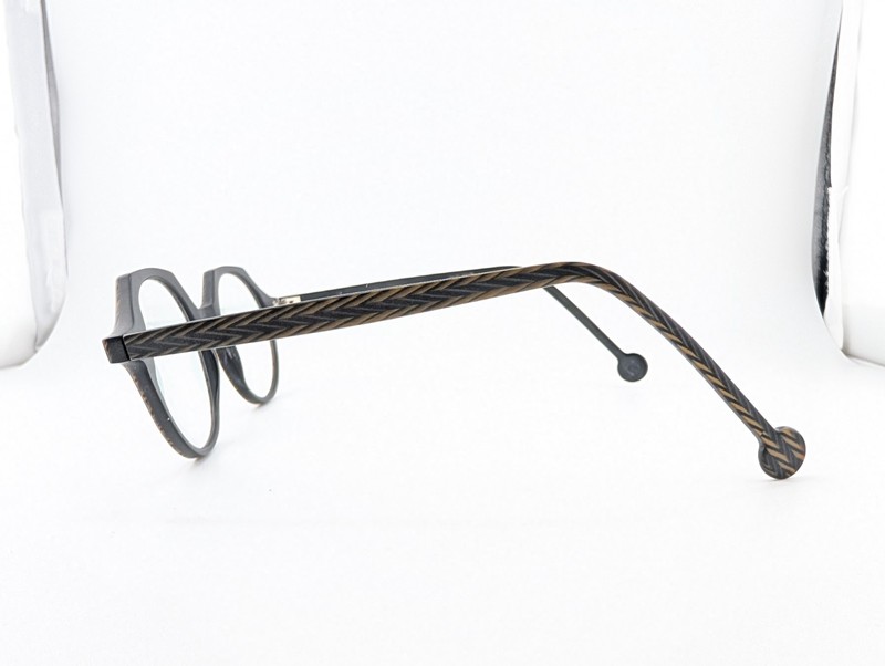 l.a. Eyeworks Eyeglasses Frames Only, ONE PAIR, QUILL 933, Gray, Made in Japan gallery