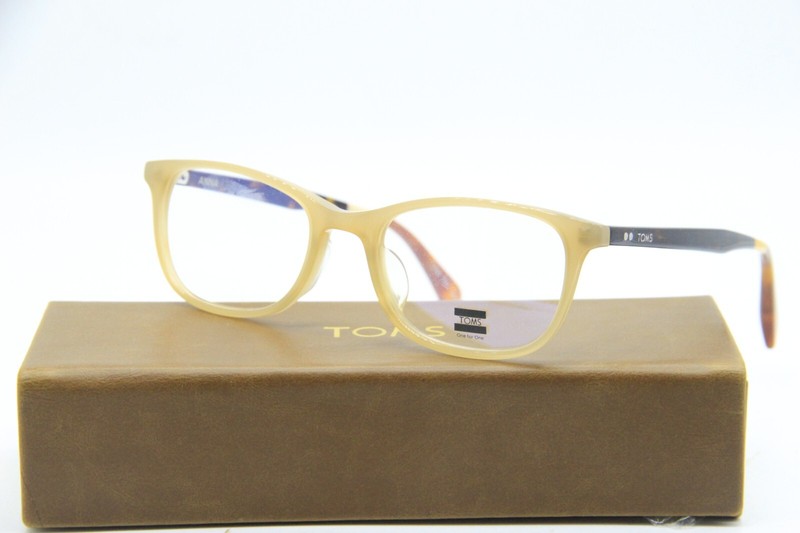 NEW TOMS ANNA 10012804 BROWN HAVANA AUTHENTIC EYEGLASSES W/CASE 50-19