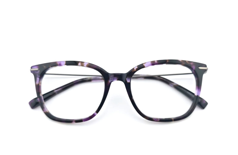 JONES NEW YORK J240 PURPLE TORTOISE WOMEN DESIGNER FULL RIM EYEGLASSES 49-18-136