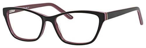 Marie Claire Designer Eyeglass Frames MC6223-WIN in Wine Layer Crystal 54 mm