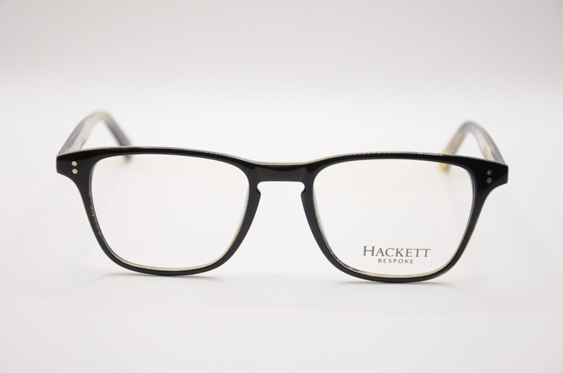 HACKETT BESPOKE HEB 140 SQUARE EYEGLASS FRAMES BLACK 51-19-145 NEW