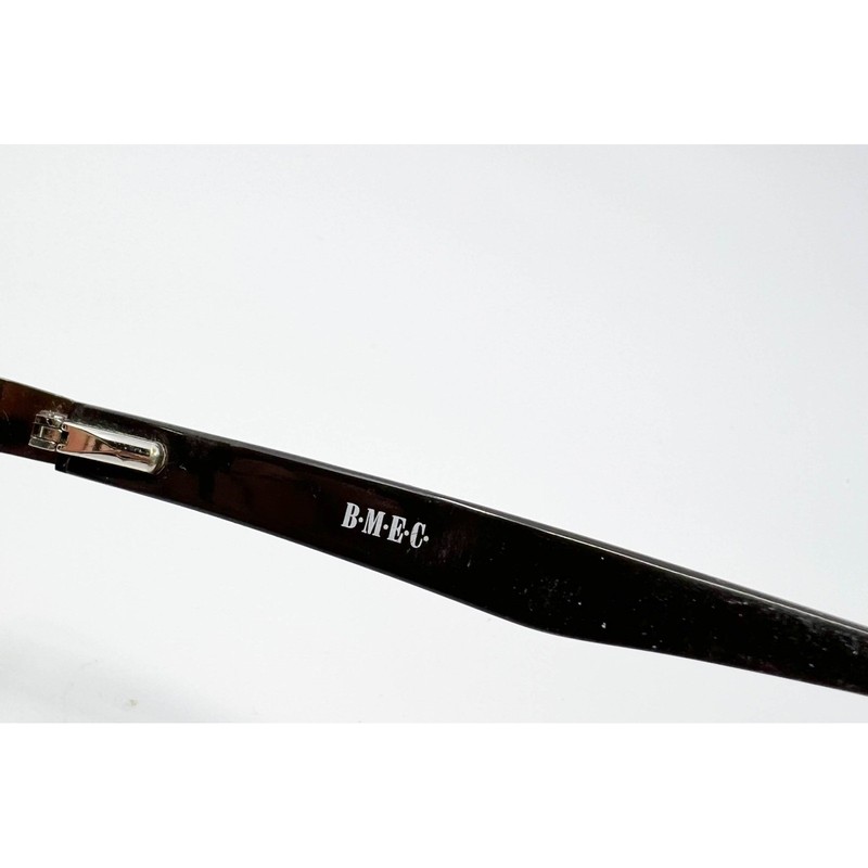 BMEC Big Block Eyeglasses Mens Matte Brown Rectangular Frames 57-19-145 57mm gallery