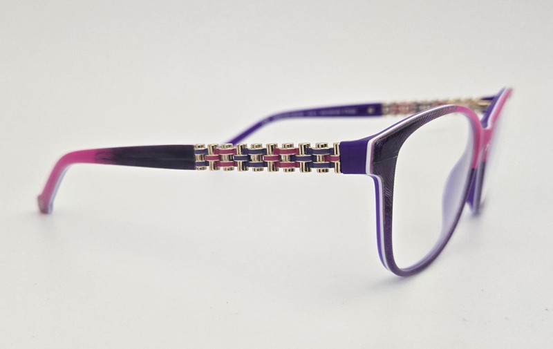 Coco Song Eyeglasses NEW CV235 Jericho Road Color 4 Pink Purple Gold Size 53 gallery