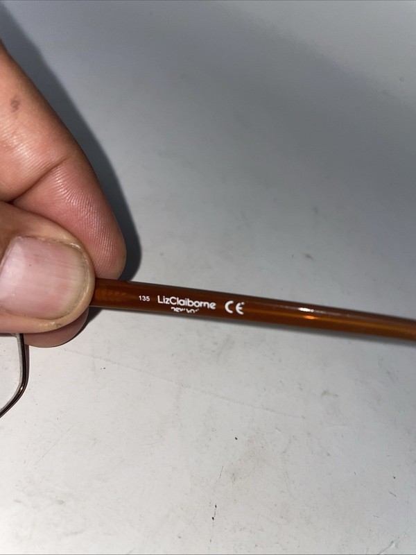 liz claiborne eyeglass frame Only 0DC7 Full Rim 53-16-135 Women Frames Brass gallery