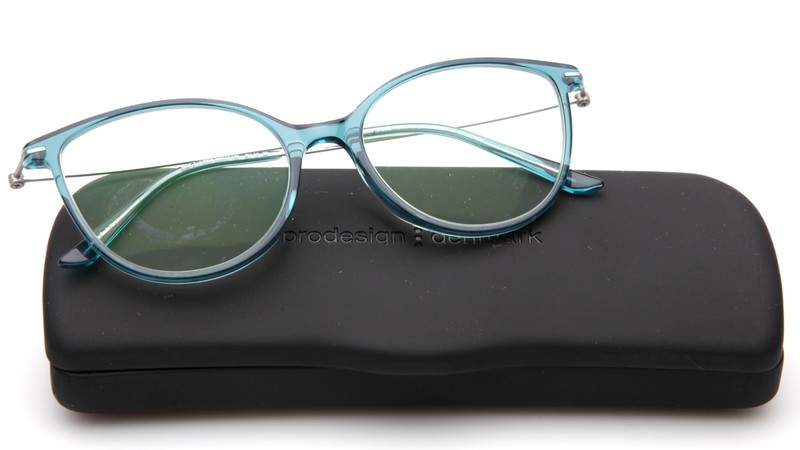 NEW PRODESIGN DENMARK DISC 1 c.9315 Petrol EYEGLASSES 52-17-140mm B44mm