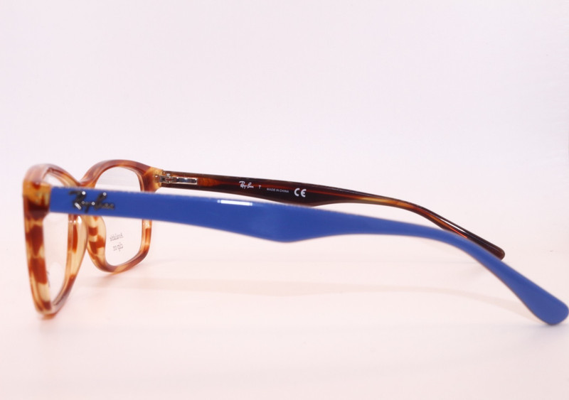 NEW RAY-BAN RB5228 5799 BROWN BLUE AUTHENTIC DESIGNER FRAMES EYEGLASSES 53-17 gallery
