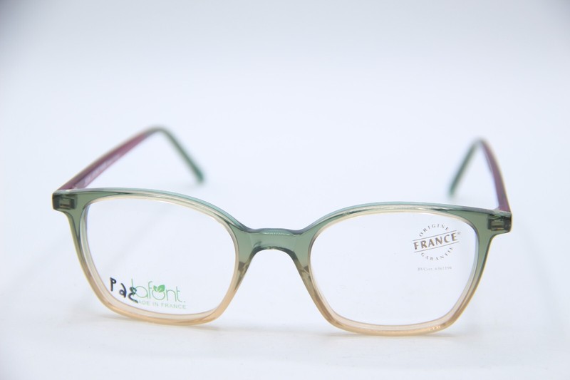NEW JEAN LAFONT JUNGLE 4055E GREEN BROWN PINK AUTHENTIC FRAMES EYEGLASSES 45-18 gallery