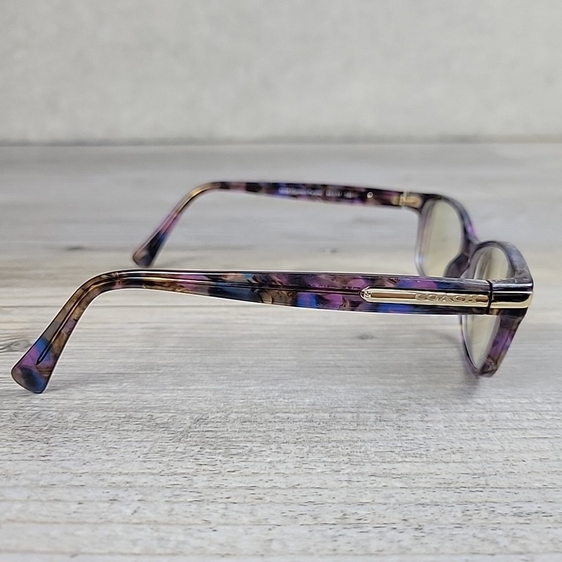 Coach Eyeglasses HC6065 5288 49-17 135mm Confetti PURPLE FRAMES ONLY Full Rim gallery
