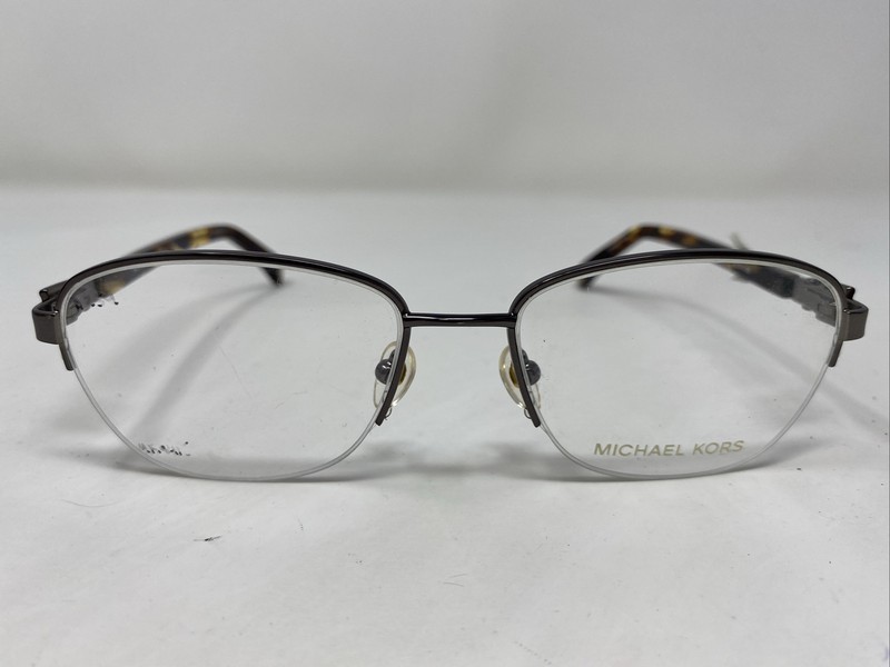 Michael Kors MK364 210 53-17-135 Gunmetal Half Rim Eyeglasses Frame YP60