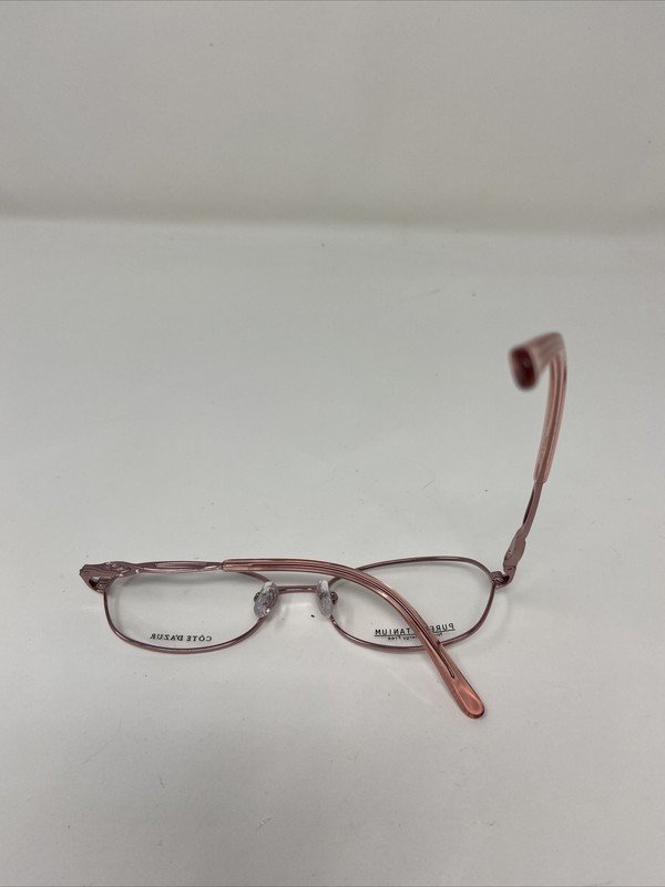 CÔTE D’AZUR Eyeglasses Frames CDA215 03 52-17-135 Pink Full Rim E522 gallery