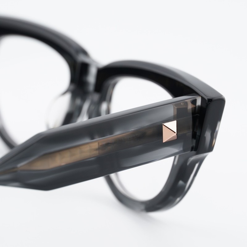 Valentino V-ESSENTIAL - III VLX-125A Black Swirl 52mm Eyeglasses New Authentic gallery