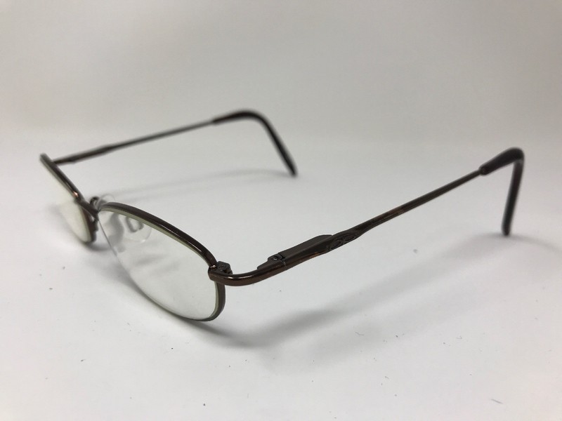 Ocean Pacific Firefly Eyeglasses Hong Kong 49-17-140 Dark Glossy Brown DK73