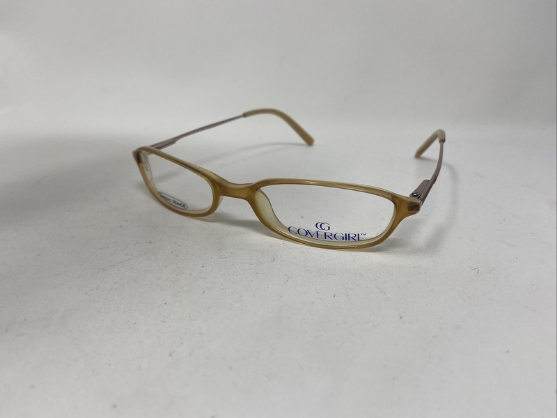 COVERGIRL CG296 458 50/17/140 YELLOW BROWN FLEX HINGE EYEGLASSES BS12 gallery