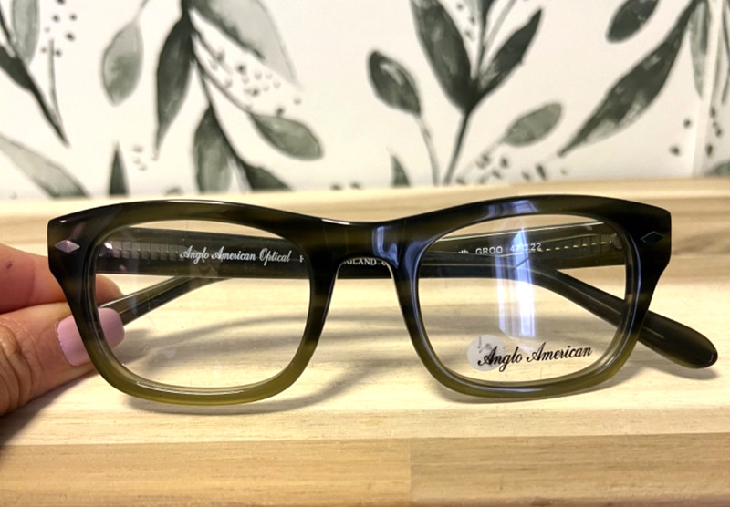 ANGLO AMERICAN KNEBWORTH. GREEN. 47-22. HANDMADE IN ENGLAND. BEAUTIFUL/ STURDY gallery