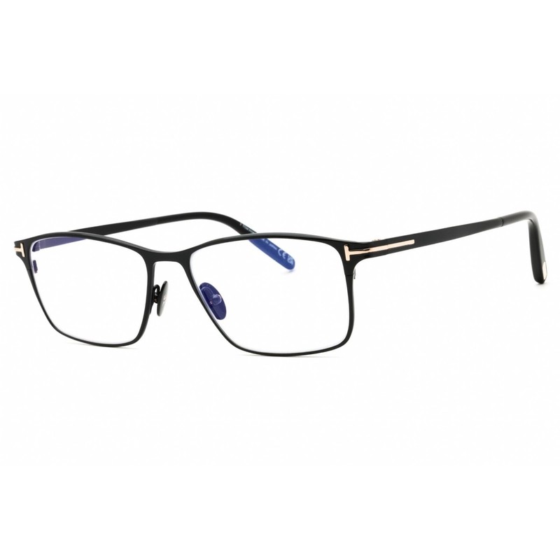 Tom Ford Men’s Eyeglasses Shiny Black Rectangular Full Rim Frame FT5935-B 001