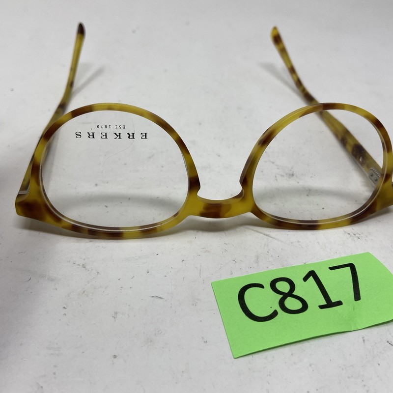 ERKERS EYEWEAR NEALON 48-22-143 SANDSTONE TORTOISE EYEGLASSES C817 gallery