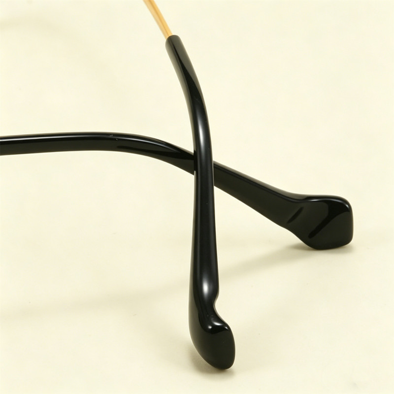 8g Ultralight Pure Titanium Rimless With Bezel Glasses High Grade Eyewear Frame gallery