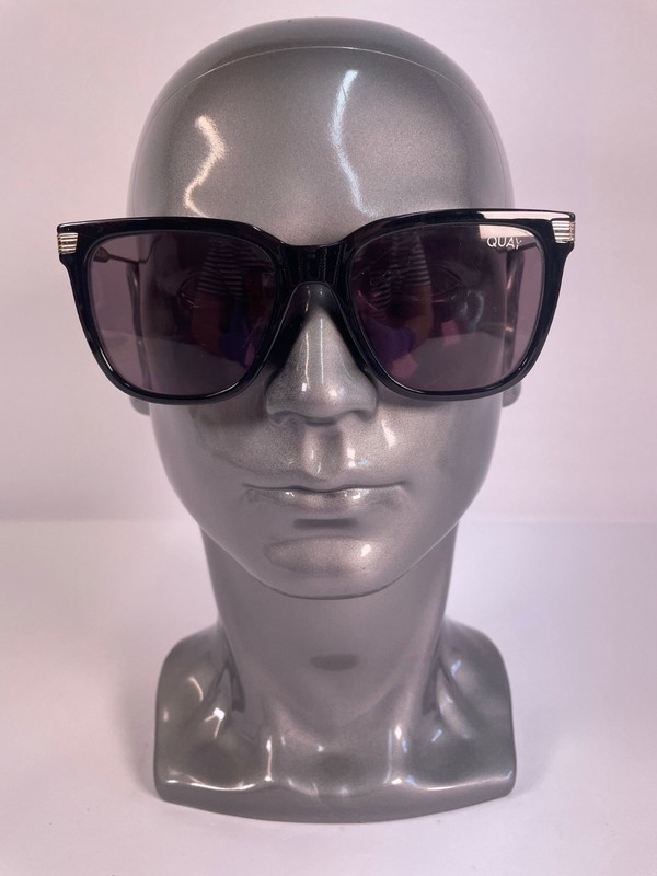 Quay Wired Remixed Eyeglasses Optical Frame 54-18-145 Black/Gold