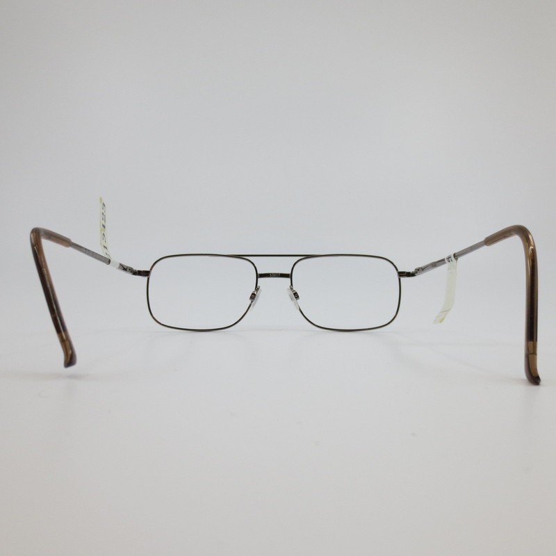 OW 92 COL 20 Aviator Eyeglasses Frames Gunmetal Square Double Bridge 53-17-140 gallery