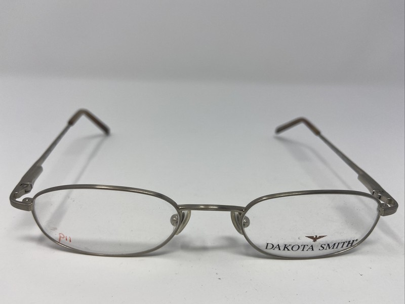 DAKOTA SMITH EYEGLASSES FRAME GARDEN STATE SILVER 49-20-140 FULL RIM N950