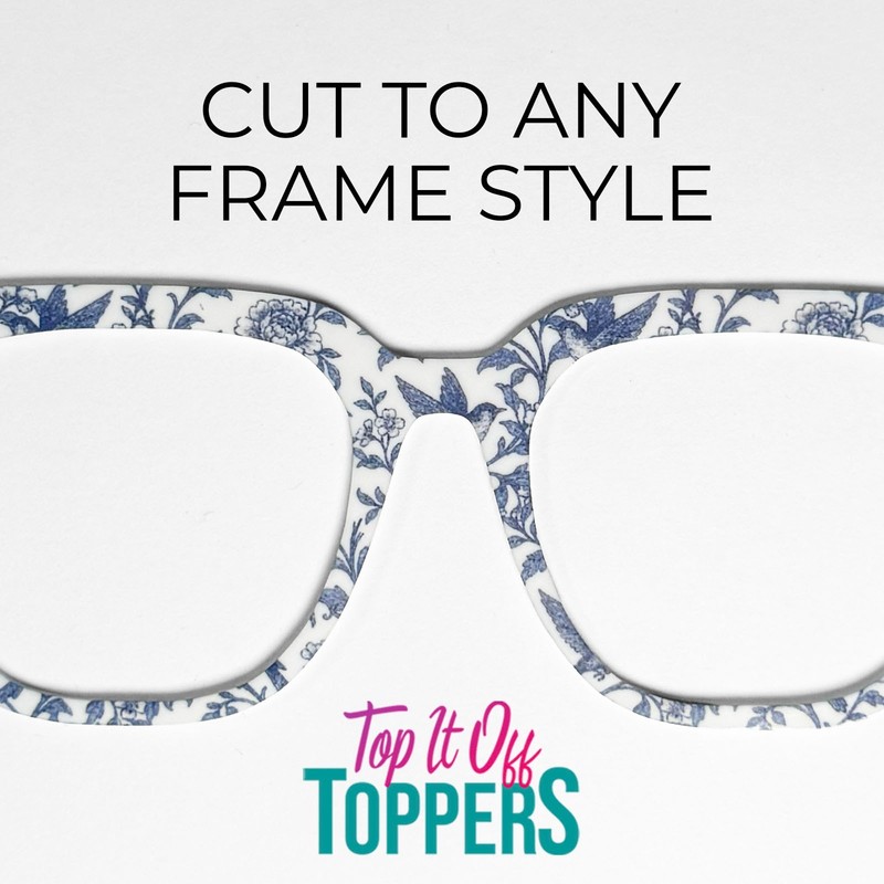 Chinoiserie Design Eyewear Topper – Available in Any Pair Compatible Frame Style