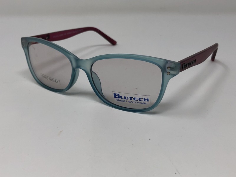 BLUTECH “BRIGHT IDEA” Eyeglasses Frame 51-14-135 Blue/Pink Clear Matte LA24
