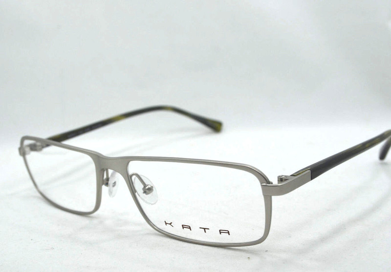 NEW AUTHENTIC KATA REVERSE 5 / K205 SILVER EYEGLASSES FRAME